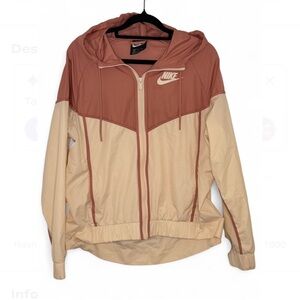 Nike Women's- Guava Ice/Rust Pink Nike windbreaker size Medium
